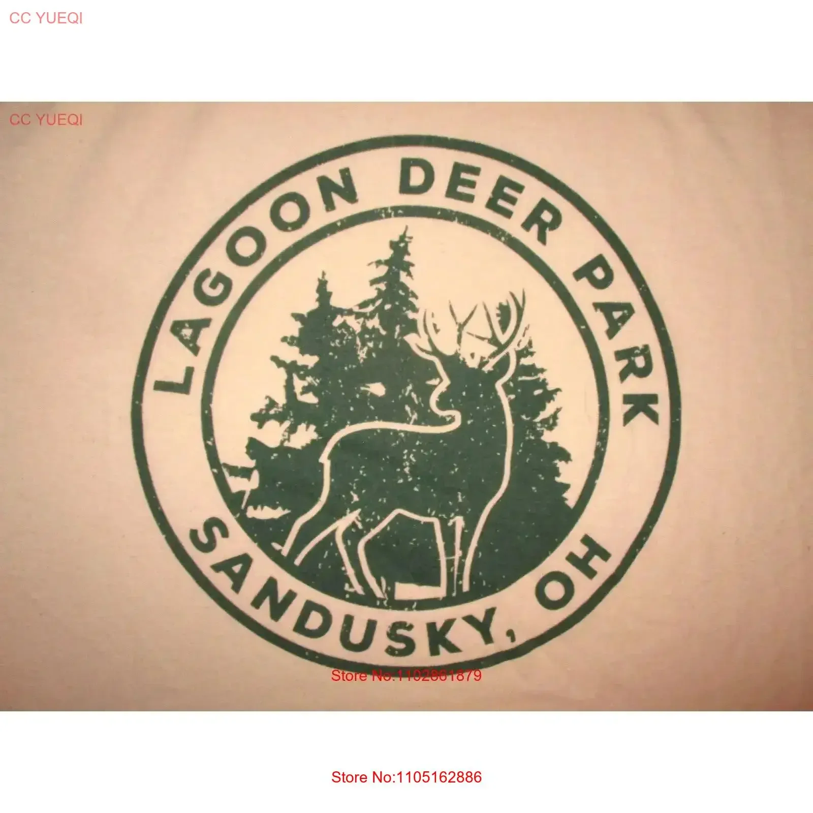 لاجون الغزلان بارك تي شيرت ساندوسكي أوهايو الطبيعة في الهواء الطلق بيتينغ حديقة الحيوان الصيد XL خمر غسلها لينة قليلا مصمم الملابس