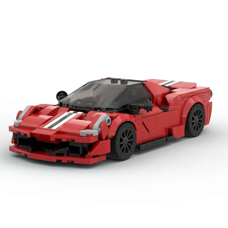 

Technical 488 Pista Speed Champions Super Sports Cars Building Blocks Bricks Set Kids Toys Gifts For Boys & Girls 342pcs