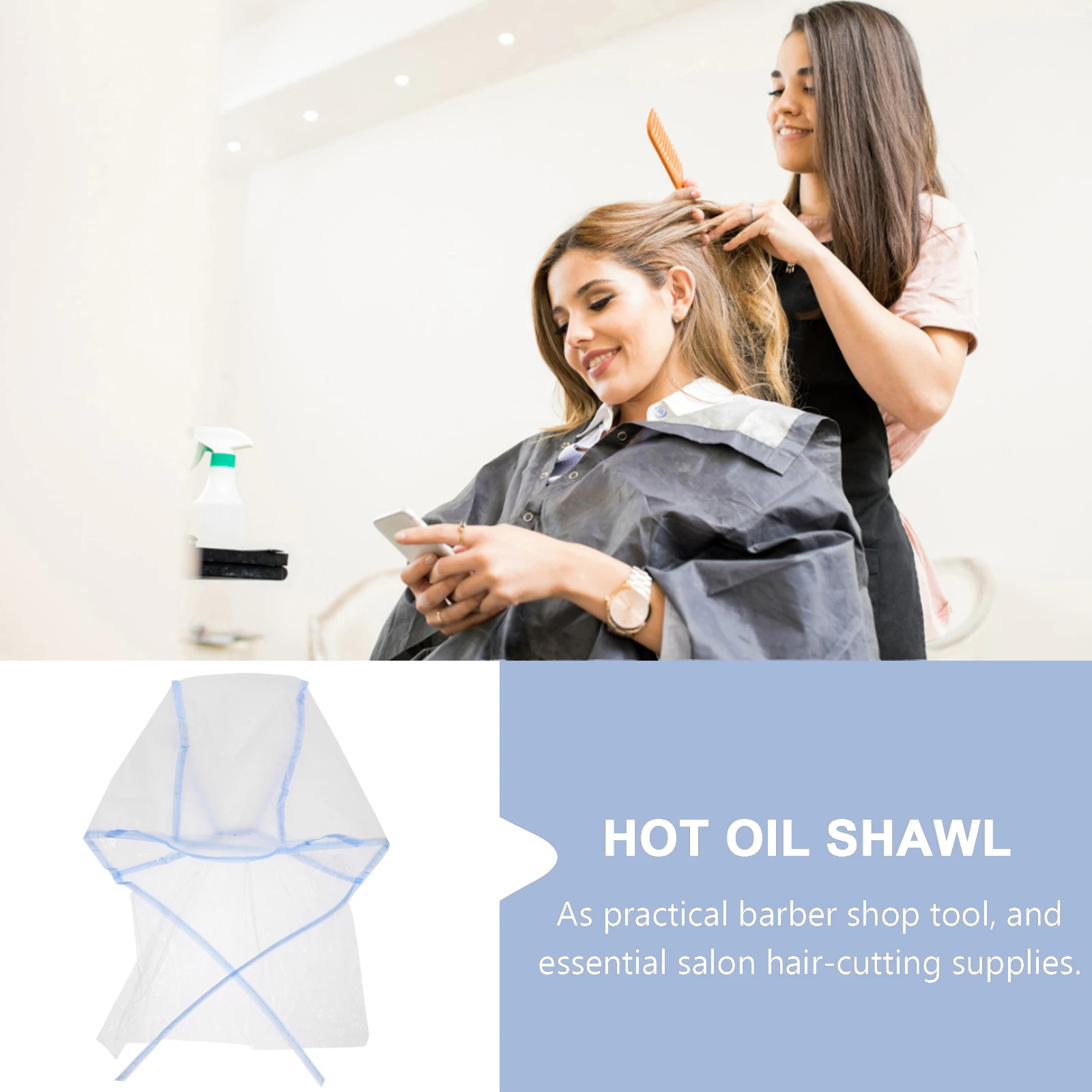 

12Pcs Disposable Hair Coloring Highlighting Caps Salon Tinting Tools Protective Brim Neck Guard Easy Use Blue Hair Coloring Cap