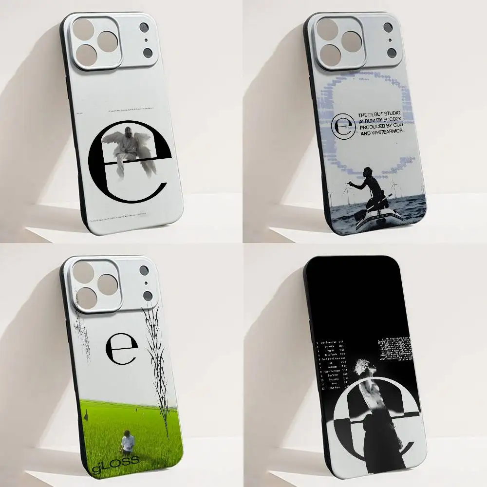 D-Drain Gang E-Ecco2k gLoss Funda de teléfono para iPhone 17,16,15,14,13,12,X,XS,8,7,Pro,Max,Plus,E,SE4,Air,Mini Funda ultrafina
