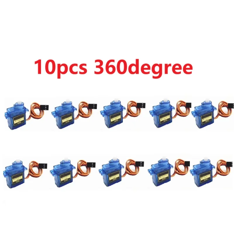2/5/10/20 Stück SG90 Servomotor Micro 9g 180 360 Grad Halterung SG90 Kit ohne Metallgetriebe Pro RC Auto Spielzeug Flugzeug Arduino DIY