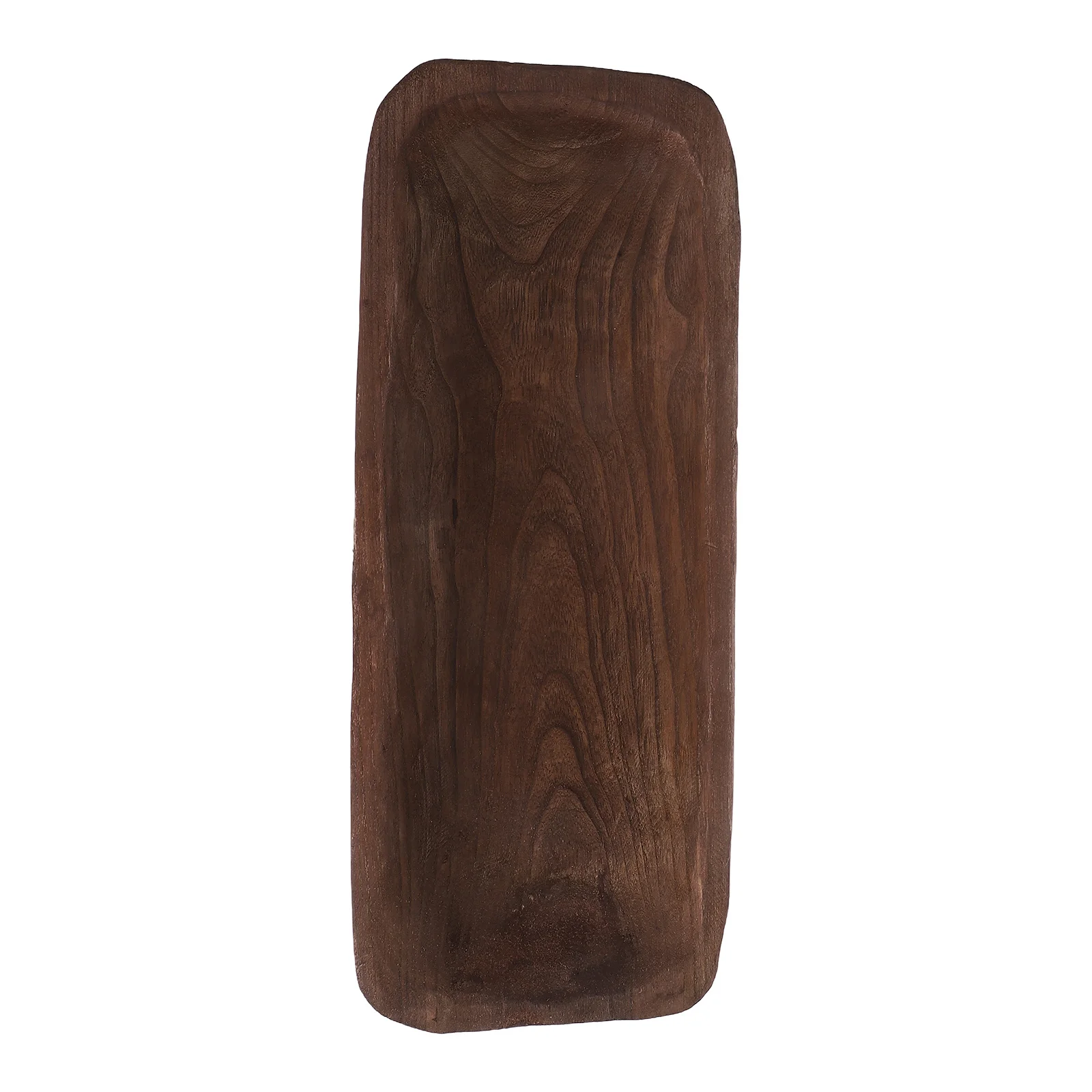 

Wooden Tray Handmade Rustic Vintage Distressed Decorative Serving Platter Fruit Snack Bowl for Home Hotels Wood Bowl