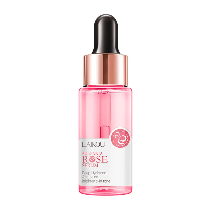 Siero viso alla rosa LAIKOU 17ml Idratante Nutriente Cura della pelle Essenza viso Bulgaria Controllo del petrolio Idratazione profonda