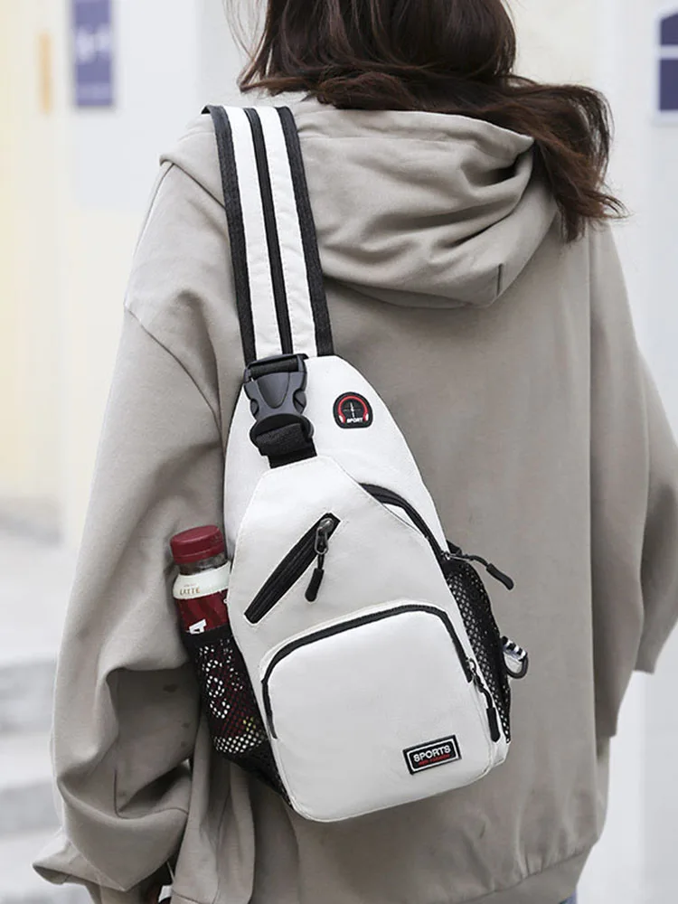 Men's Chest Bag Classic Male Crossbody Bags Funny Pack Oxford Cloth Designer Man Student Shoulder Sling Casual Sports Phone