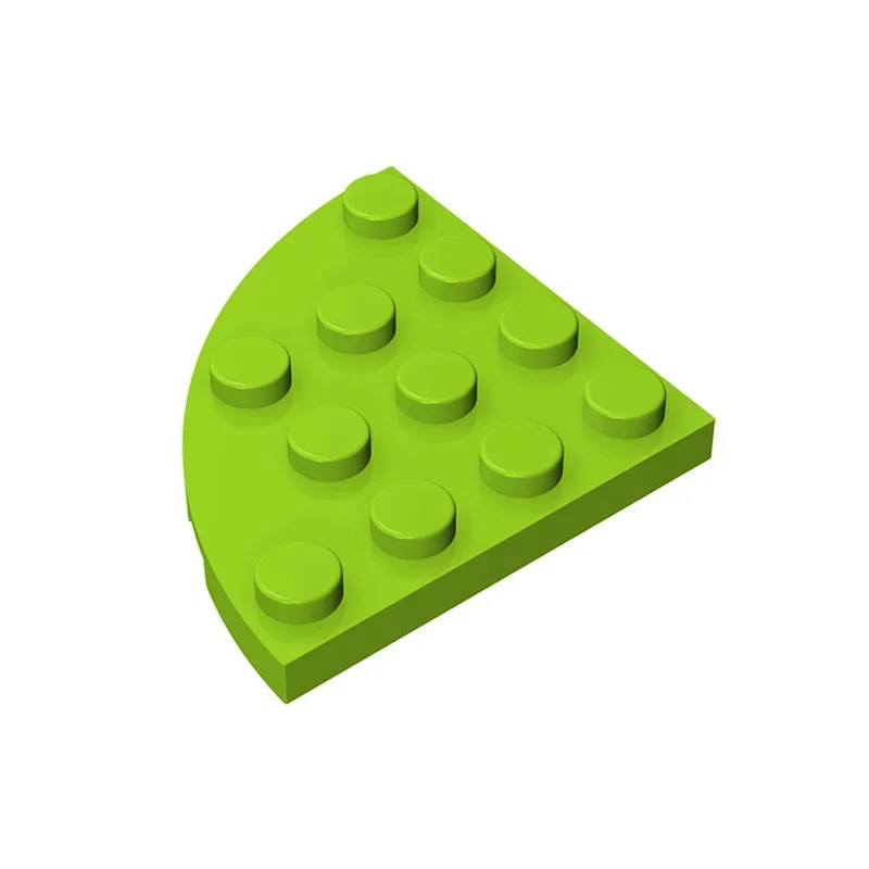 

MOC Assembles Particles 30565 Plate Round Corner 4 x 4 Building Blocks Classic Brand Kids DIY Educational High-Tech Spare Toys