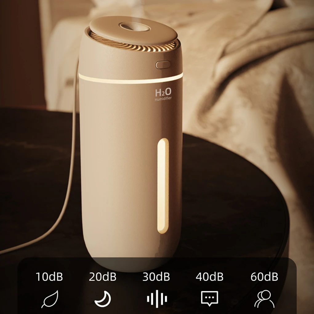 

Portable 400ml Air Humidifier Aromatherapy Humidificador For Home Car USB Sprayer With LED Color Night Lamp Purifier