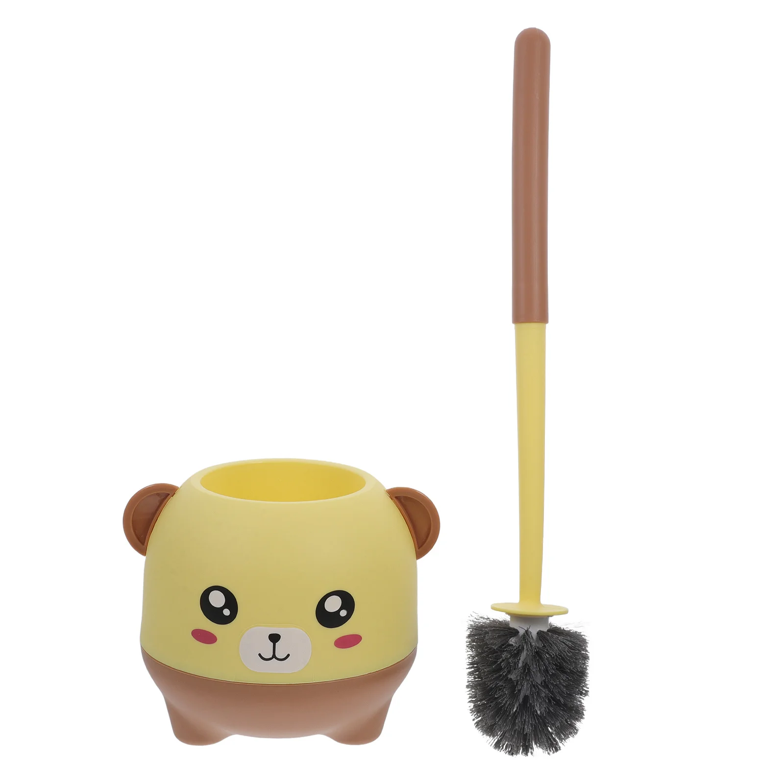 

Toilet Cleaning Brush Cute Animal Shape No Drill Wall Mount Hanging Toilet Brush Bathroom Cleaning Tool Efficient PP Material