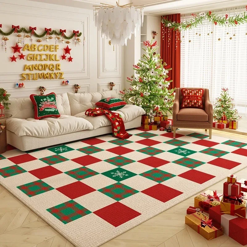 Christmas Tree Large Carpet Rug for Home Living Room Bedroom Sofa Doormat Decor Kids Play Area Rug Carpet Non-slip Floor Mat