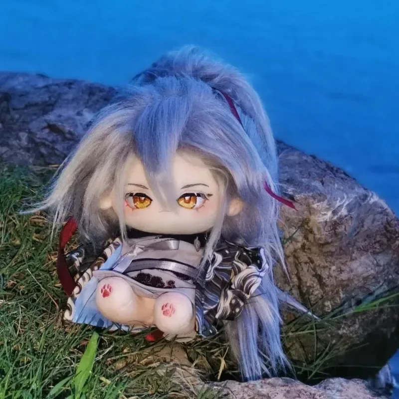 20cm anime honkai: star rail jing yuan plushie figura cosplay pelúcia vestir-se boneca peruca de seda de alta temperatura brinquedos para fãs presentes