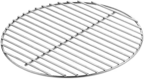 Weber 13.5" &amp; 18" Plated Steel Charcoal Grate &ndash; Replacement Bottom Coal Grid for Kettle Grills