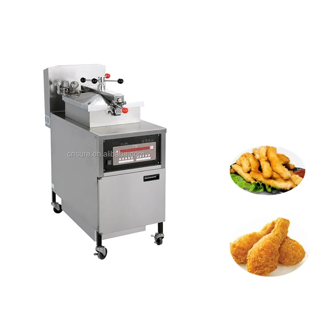 Máquina innovadora de pollo freidora a presión para pollo frito de alta calidad y sabroso