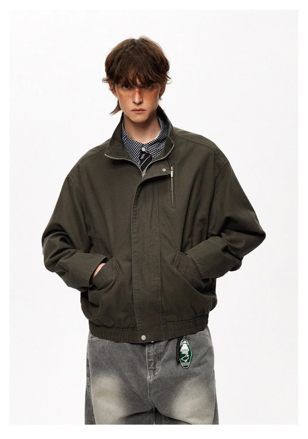 

Куртка-пальто мужская зимняя с капюшоном, в стиле милитари, с вышивкой, классическая, для велоспорта, альпинизма, в стиле Y2K, популярная, оригинальная, в западном стиле, для мальчиков