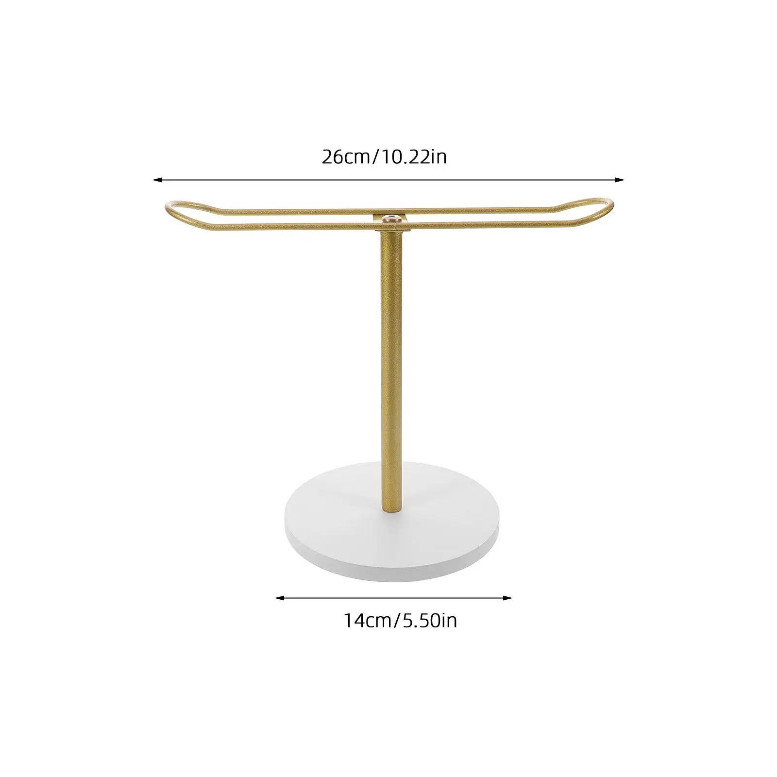 Headband Organizer Desktop Hair Band Holder Wood Iron Jewelry Rack Aesthetic Display Stand for Home Decor Bracelet Stand