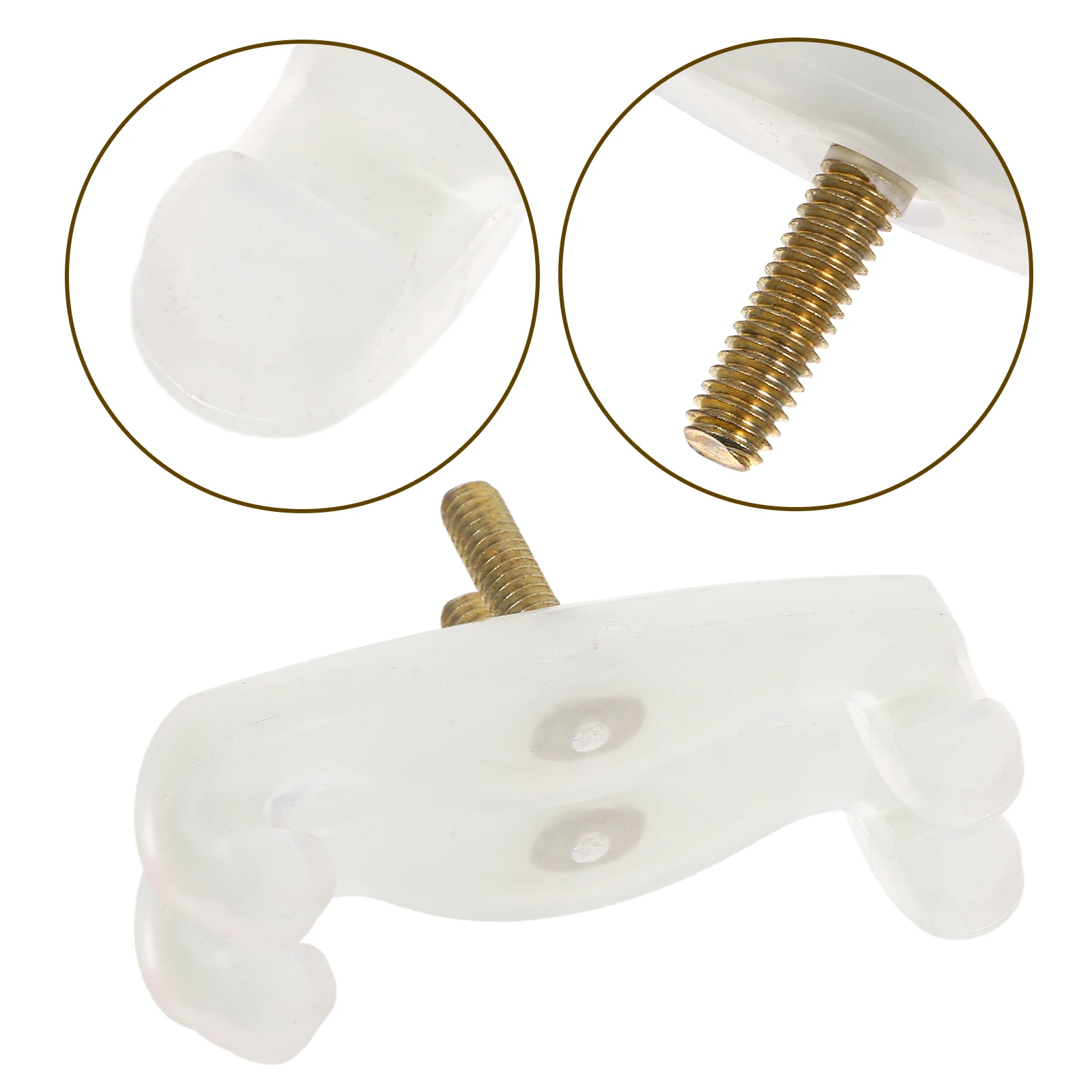 

2pcs Shoulder Rest Feet For 1/2 Size Violin Shoulder Rest Accessories Non-Slip Design Easy Installation Replacement Parts