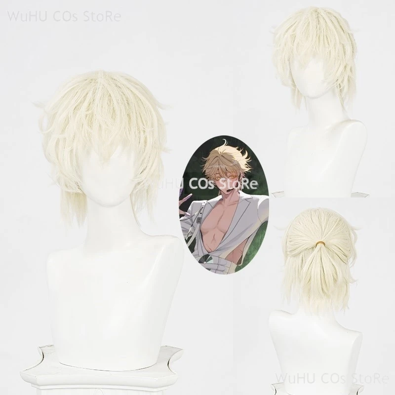 Anime Luka Cos Alien Stage Luka R7 Cosplay Costume Luka Wig Luka White Suit Halloween Party Role Play Outfit For Men