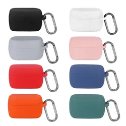 For Jabra 75T Elite 5 4 3 2 7Pro 4Active Case Soft Silicone Earphone Storage Case With Anti-loss Hook Durable Earphone Case