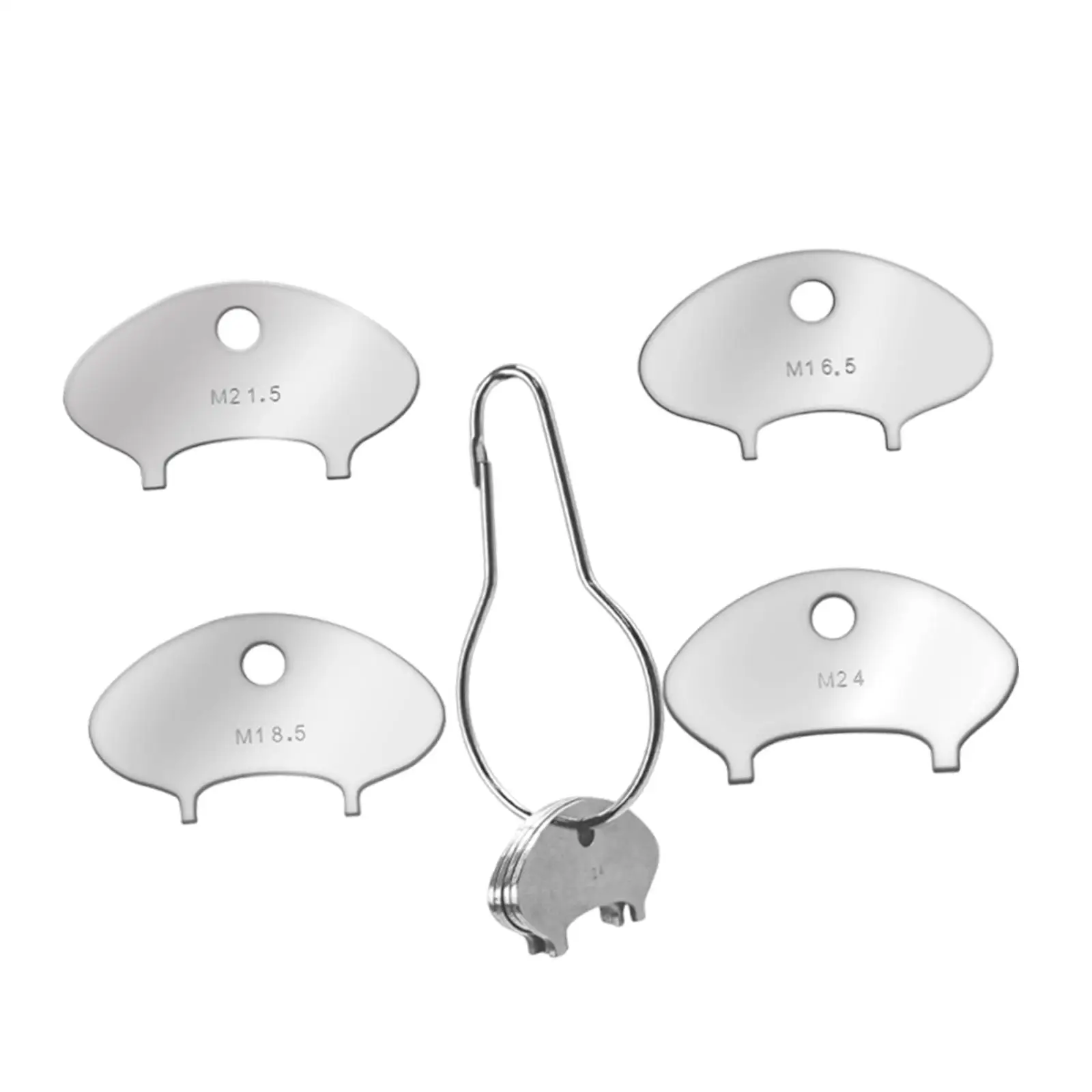 

304 Stainless Steel Faucet Aerator Key,Lightweight,Faucet Bubbler Maintenance,Faucet Accessories,M16.5 18.5 M21.5 M24,4 Sizes,