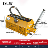 100KG-2000KG Permanent Magnetic Lifter Pulling Capacity 2.5 Safety Factor Neodymium And Steel Lifting Magnet Lift Magnets