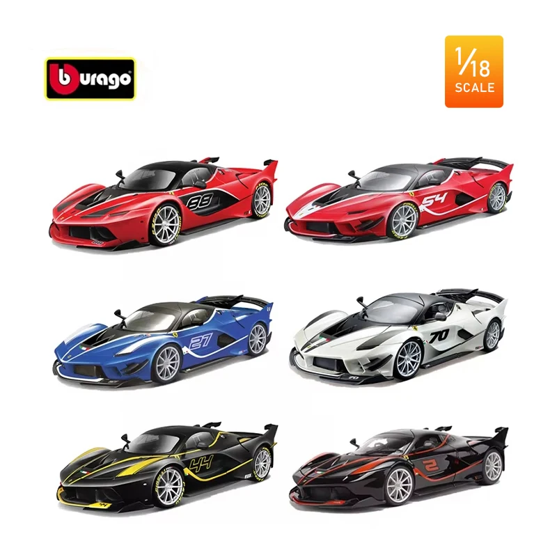 Bburago 1:18 Ferrari Fxx K Evo Ferrari Laferrari Alloy Miniature Diecast Model Ferrari Sports Car Collectible Toys Kids Gifts