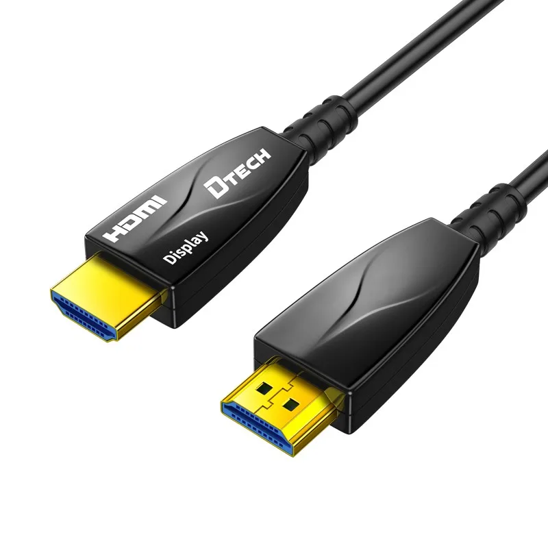 

DTECH 18 Гбит/с 4K 60 Гц HD-видео HDMI 2,0 В кабель 60 м оптоволоконный HDMI-шнур для монитора проектора компьютер ноутбук
