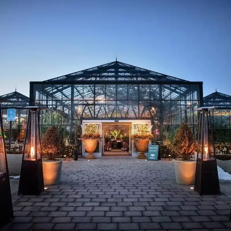 Premium Iron and Glass Greenhouse Kit for DIY Garden Projects Complete With Frame Panels and Installation Hardware