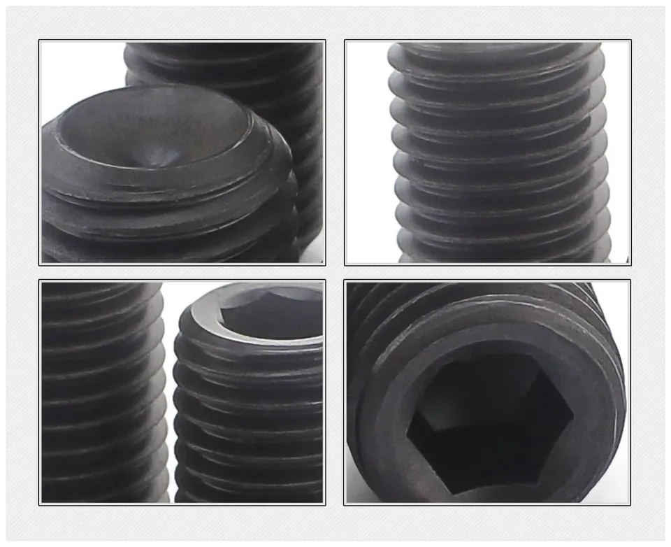 QUARKZMAN 4 Stk M12-1.75 X 25mm Madenschrauben 304 Edelstahl Cup Point