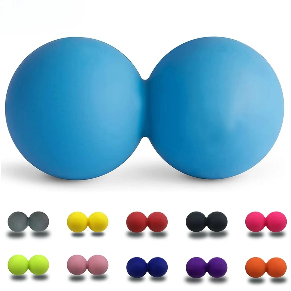 

Peanut Massage Ball - Double Lacrosse Massage Ball & Mobility Ball for Physical Therapy - Deep Tissue Massage Tool Unisex