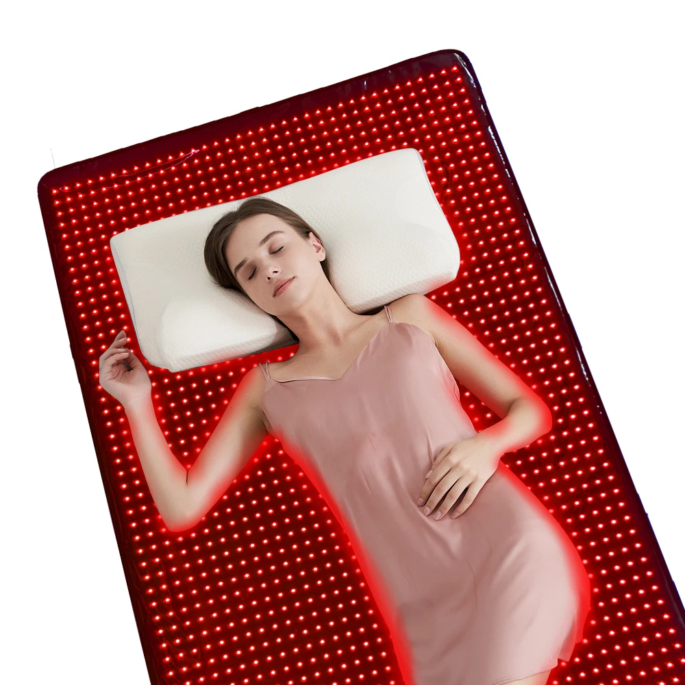 

Customized Dropshipping Infrared Sauna Large Full Body Pain Relief 660nm 850nm Infrared Red Light Therapy Blanket Three Core