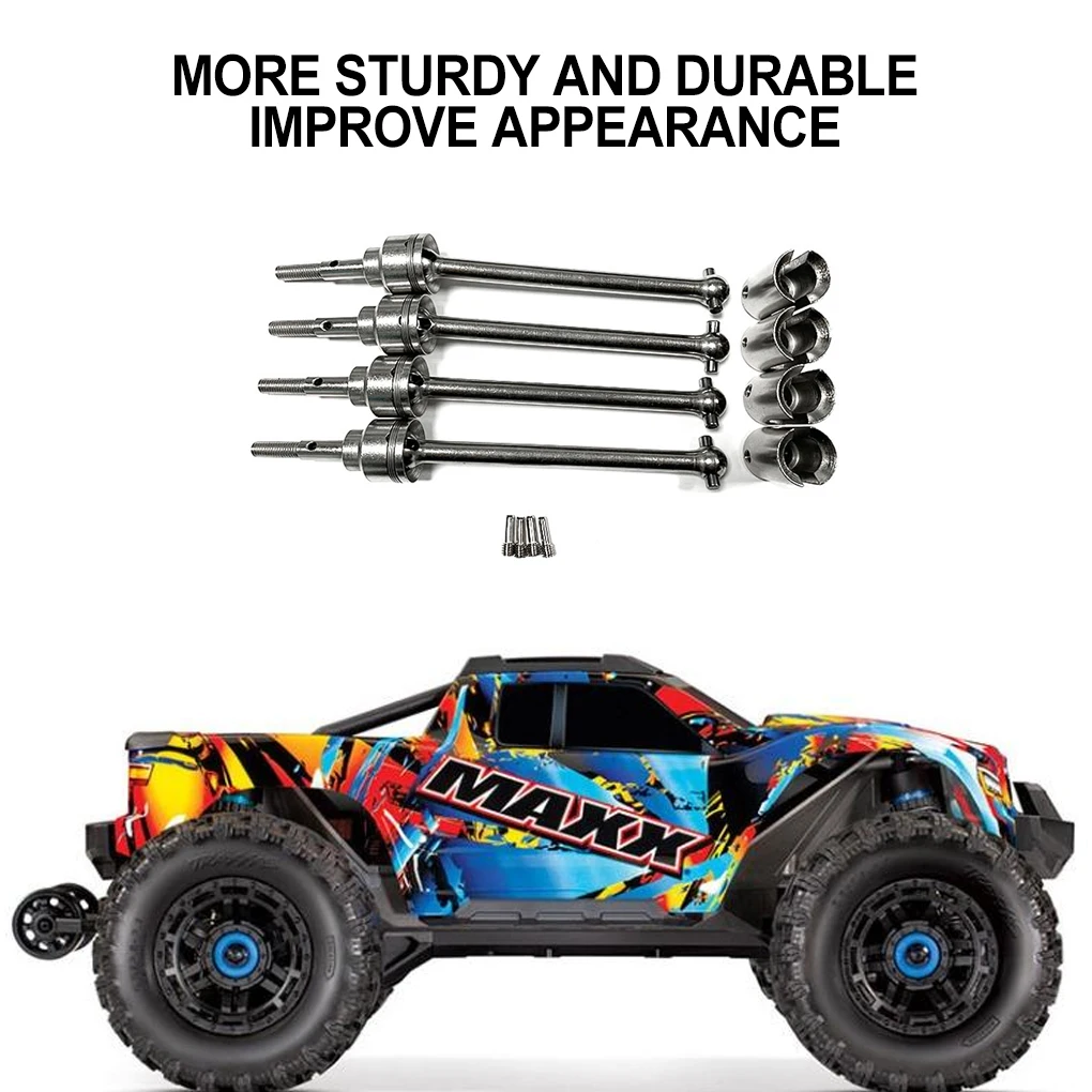 

RCGOFOLLOW 1/10 Aluminum Alloy Spline Design Universal Drive Joint Rc Universal Drive Joint For MAXX RC Car Part