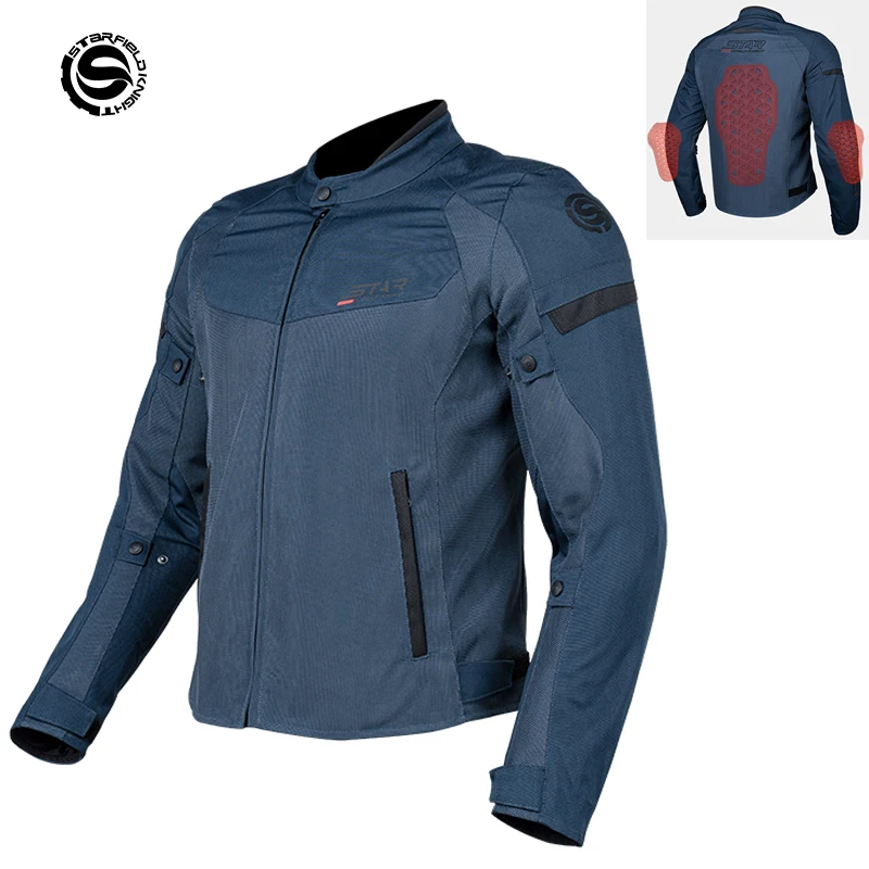 

Men's Motorcycle Jacket Breathable Off-road Jacket CE Certification Anti-fall Motocross Jacket Biker Clothes Wear Resistant