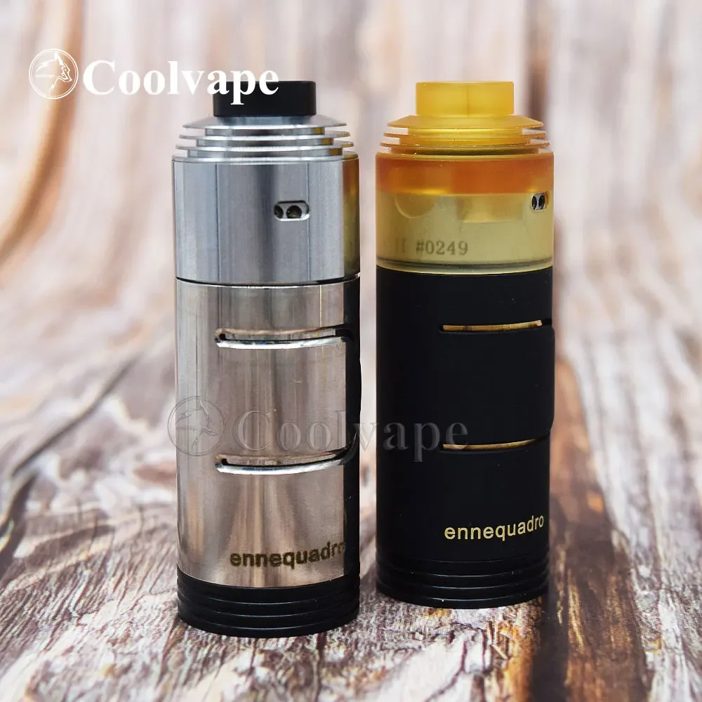 

coolvape ennequadro mod with Hussar 2.0 RDA fit 18350 battery 22mm 316ss mechanical vape vs hellfire v6 kit HAKU VENNA V2 RDA