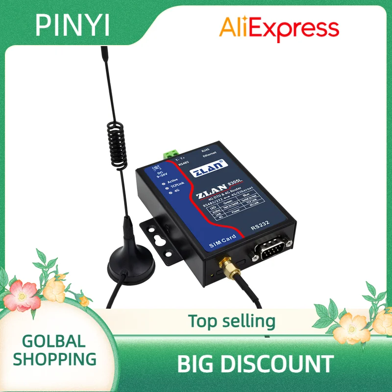 

Последовательный порт шлюза 4G для высокоскоростного современного устройства IoT 4G GPRS RJ45 ZLAN8305L