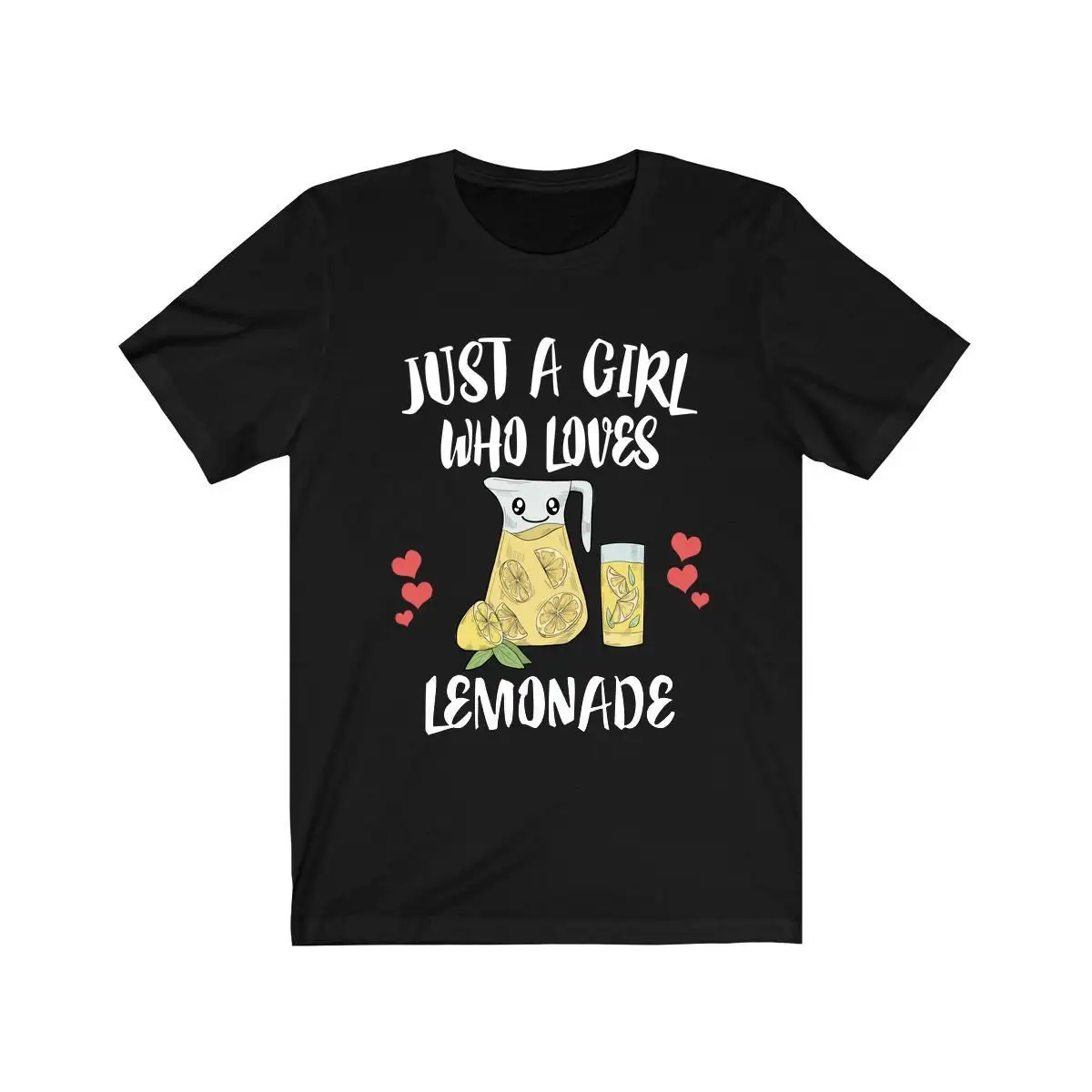 Just A Girl Who Loves Lemonade Drink Lover Adult Toddler Infant Kids Gift T-Shirt