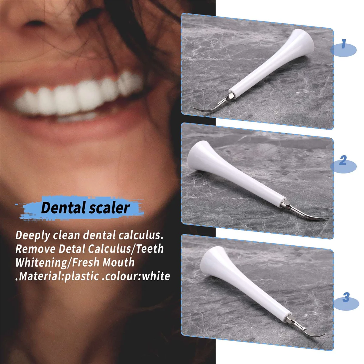 Hot New Ultrasonic Scaler Tips Handpiece for Xiaomi Soocas Electric Toothbrush Remove Dental Calculus Plaque Tooth Stain