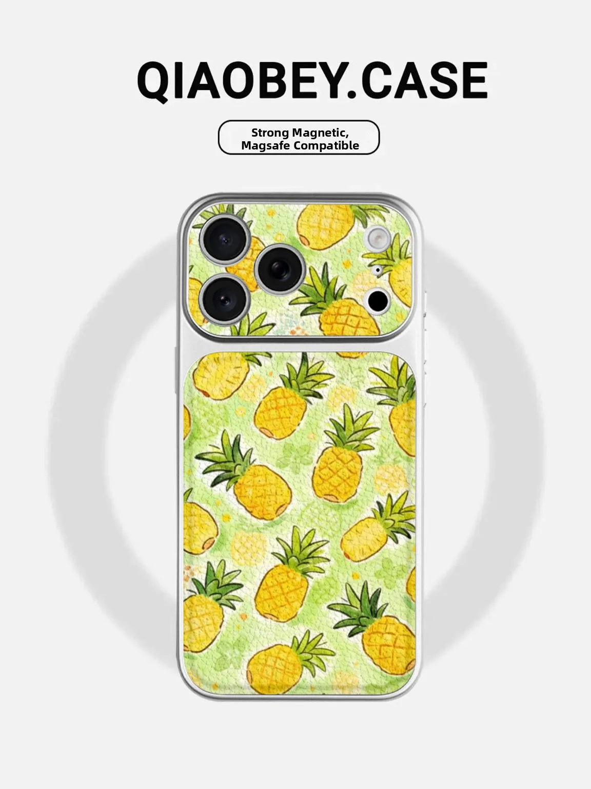 

Pineapple Pattern Phone Case for iPhone 17 pro Max Cute Cartoon Design Full Protection Cover Female Style Eco-Friendly
