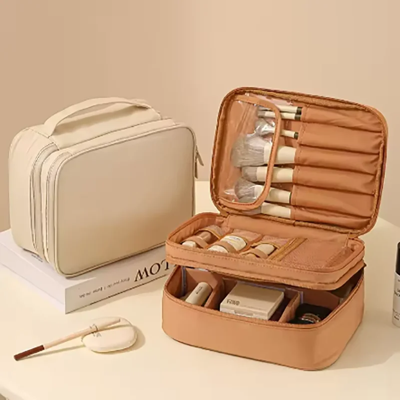 

Thickened Oxford Cloth Material, Single or Double-Layer, Unisex, Fashionable Toiletry and Makeup Bag, Suitable for Travel