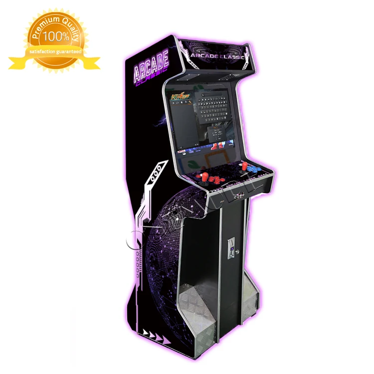 Giochi multipli verticali Arcade a gettoni LCD retrò da 26 pollici Stand up Macchina da gioco arcade