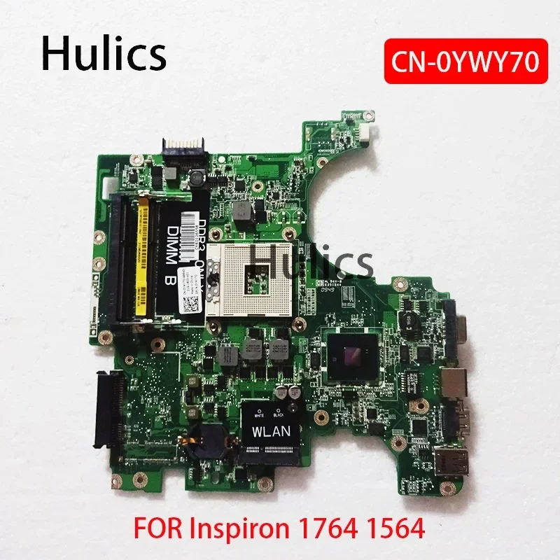 

Hulics Used AUM3BMB6E0 Laptop Motherboard For DELL Inspiron 17R 1764 15R 1564 Mainboard CN-0YWY70 0YWY70 YWY70 HM55 Board