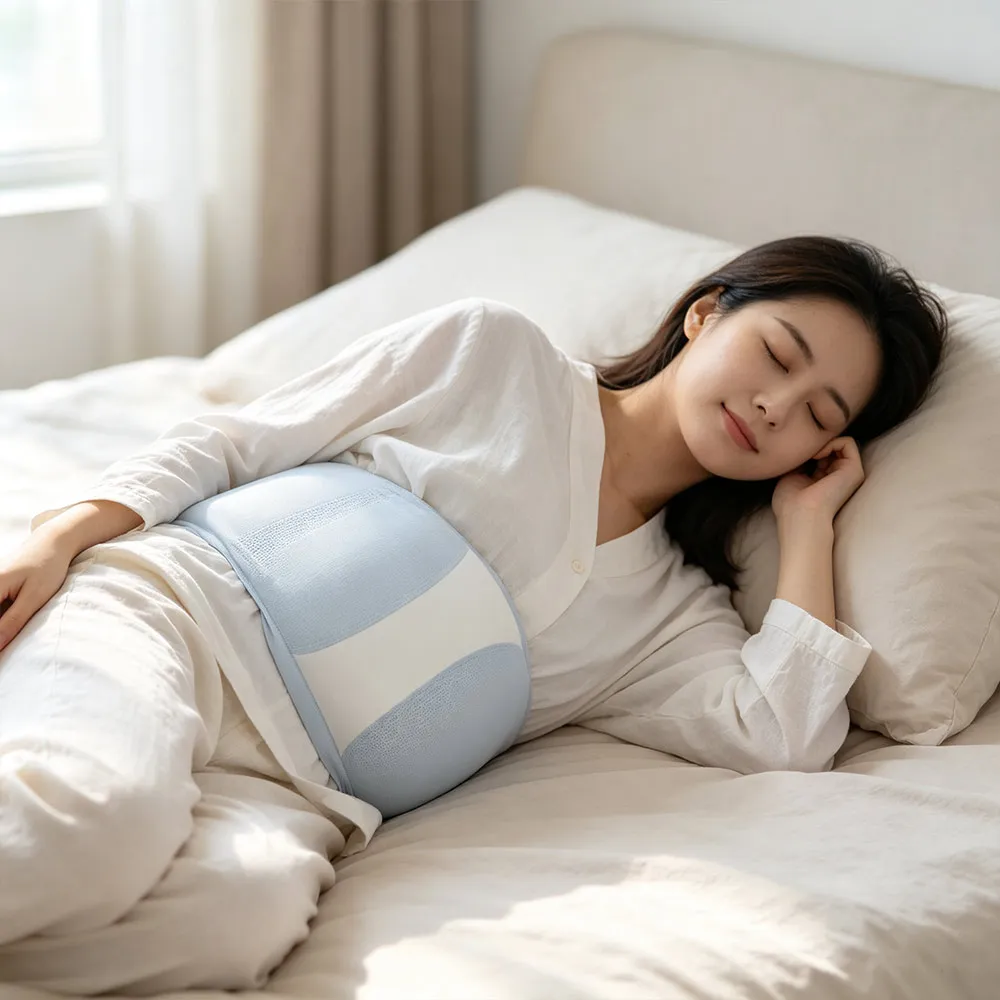 Adjustable Wrap Around Lumbar Support Pillow Comfortable Breathable Sleep Waist Supporter Detachable Cover Ergonomic Design