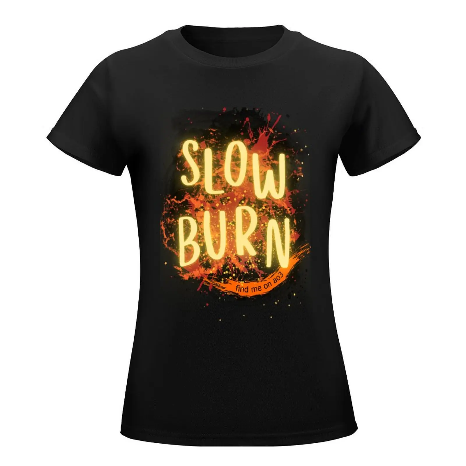 Additional Tags: Slow Burn T-Shirt vintage clothes tees hippie clothes funny oversized t shirts for Women