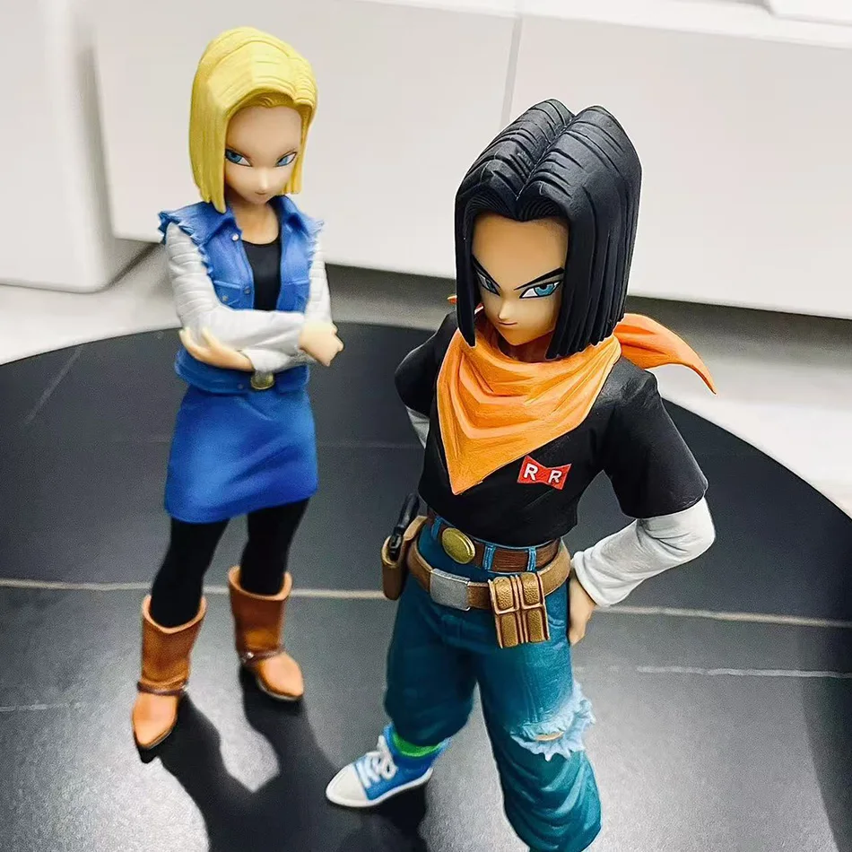 25CM Dragon Ball Z Android 18 PVC Actionfigur - Anime-Sammlermodell Spielzeug für Kinder Ideales Weihnachtsgeschenk