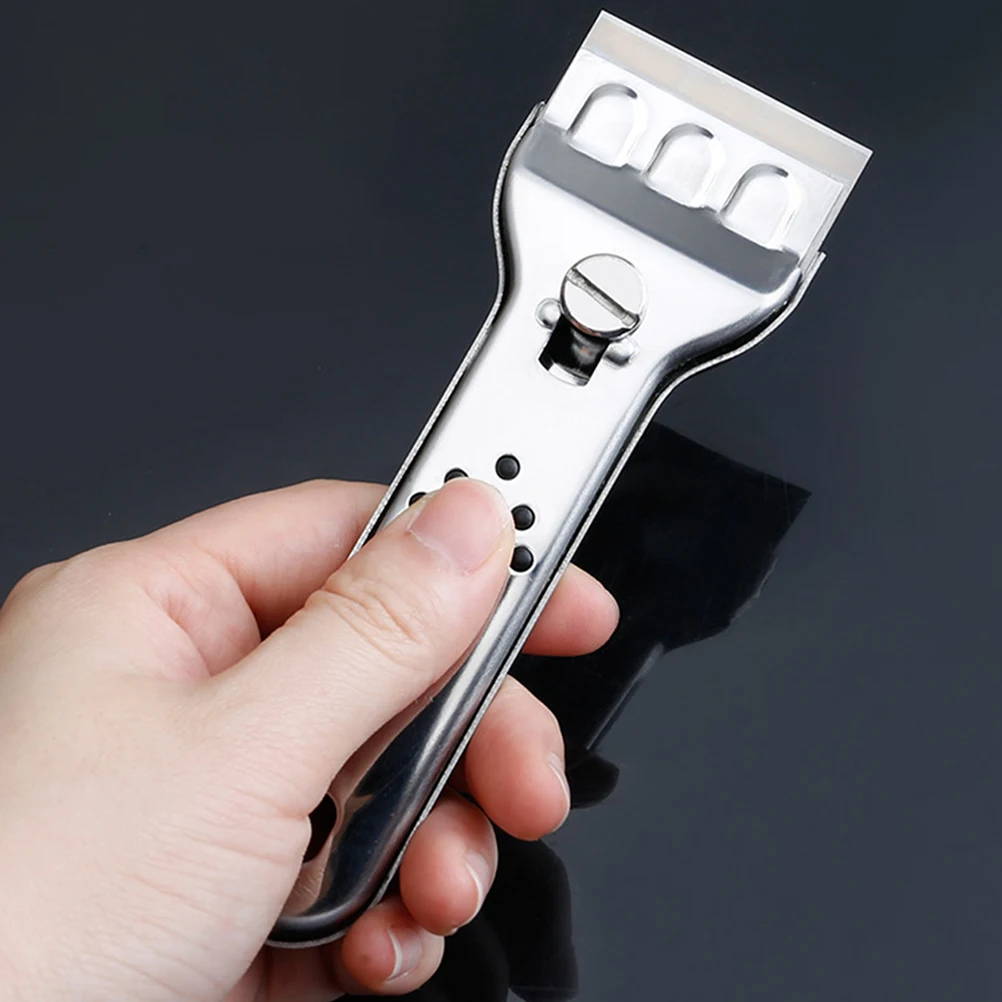 

2Pcs Stainless Cleaning Scraper Cleaning Scraper Shovel for Tile Floor Wall Multi Purpose Tool Easy Non Slip H