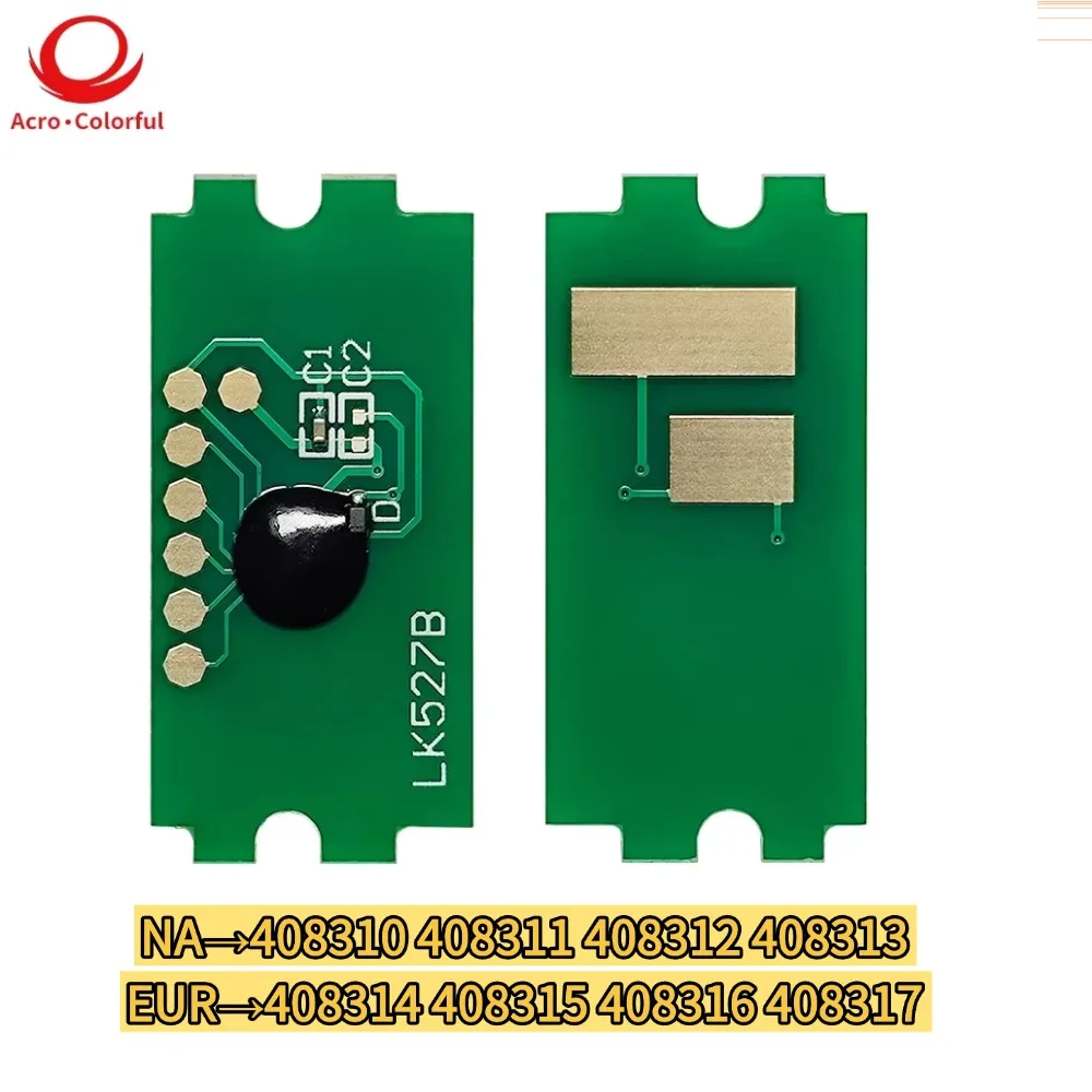 

408310 408311 408312 408313 Compatible 408314 408315 408316 408317 Toner Chip for Ricoh P C600 Laser Printer Cartridge Chip