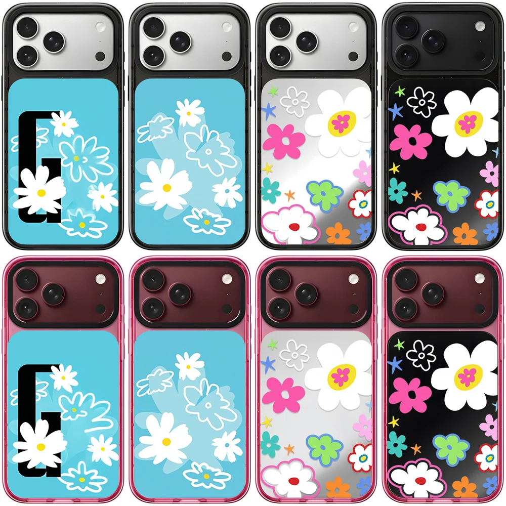 6092024 Impact Case - Mirror / Glaze Magnetic Cover for IPhone 17 18 Pro Max Case for IPhone 17Pro