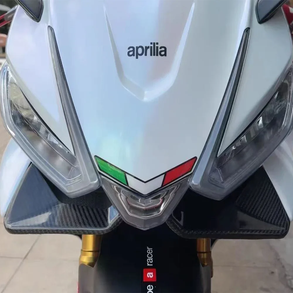 New Naked Front Spoiler Winglet Aerodynamic Wing Kit Spoiler 100% Real Carbon Fiber For Aprilia RS660