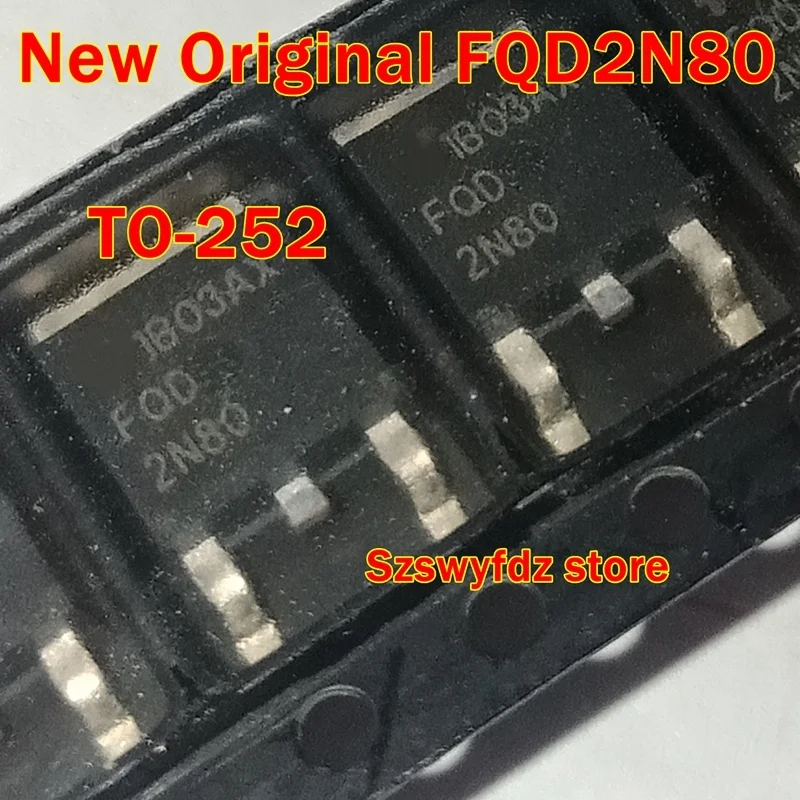 

New Original FQD2N80TM FQD2N80 TO-252 800V 1.8A N-Channel MOSFET