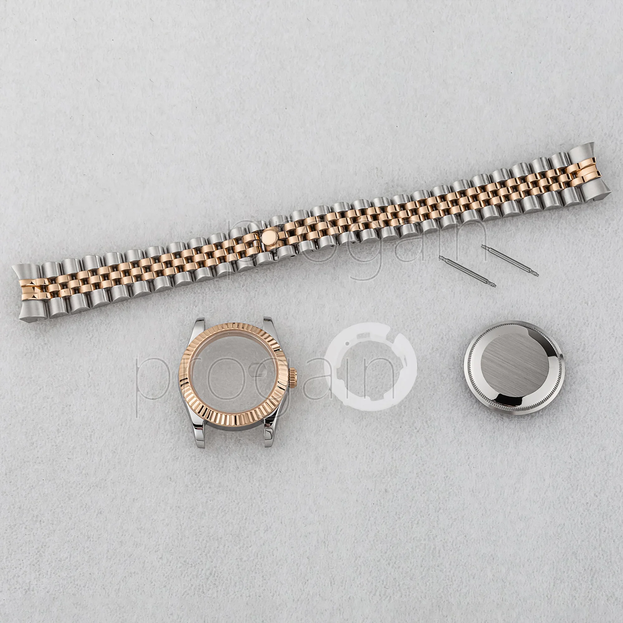 NH05 Case Stainless Steel Women's Watch 33mm Case Sapphire Glass For NH05 NH06 Automatic Mechanicl Movement Replacement Parts