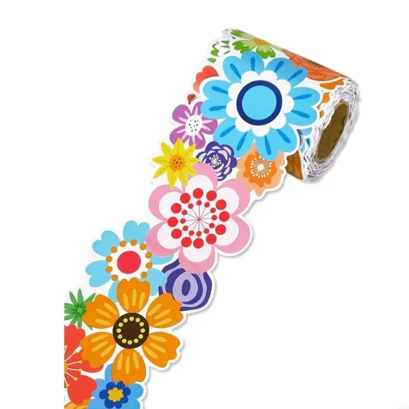 G8TA 60,69 -футовая доска объявлений Борьба Тримка листья цветочные наклейки на стены на стены для уведомления в классе доска в