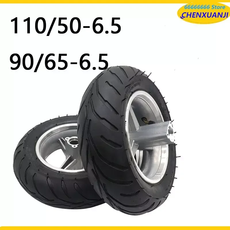 Koło 90/65-6.5 Przednie lub 110/50-6.5 tylne felgi Piasta z bezdętkowymi oponami próżniowymi do roweru kieszonkowego 47cc 49cc 2-suwowy mały motocykl