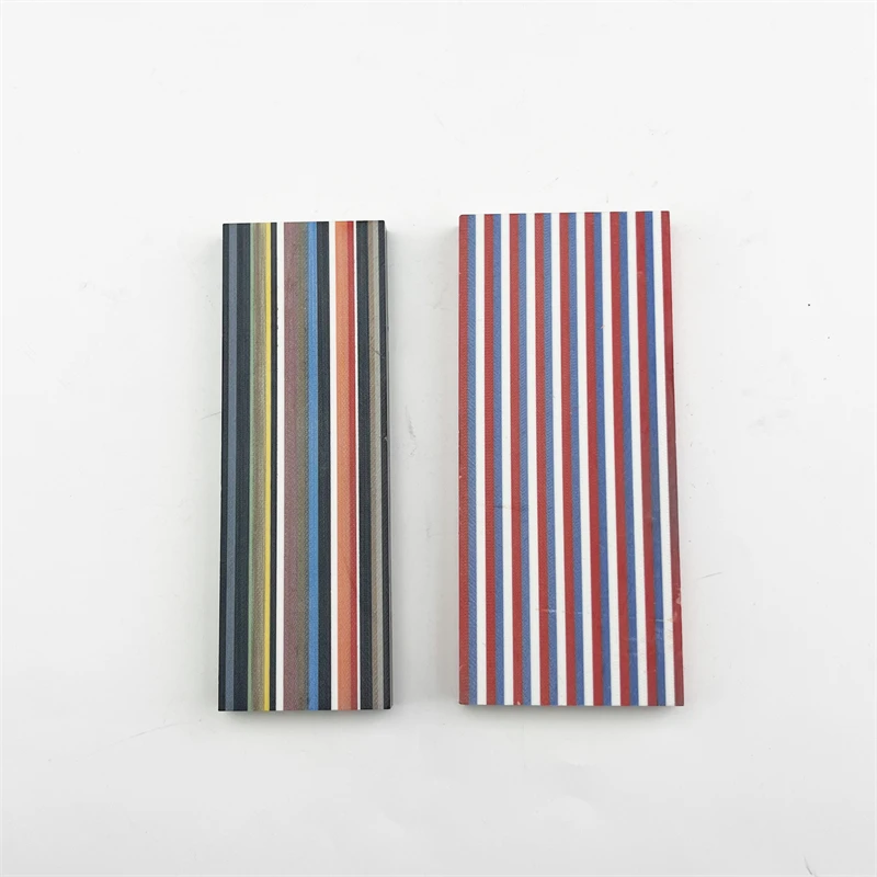 1 piece of candy / flag color G10 Composite Board Multicolor Sheet DIY Knife Handle Making Patch Material